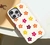 Capinha Decorada Com Estampa de Flor, Laranja, Amarela, Rosa e Vinho para Iphone 07 - comprar online