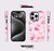 Capinha Decorada Com Estampa de Laço e Cereja Rosa Coquette para Iphone 08 na internet