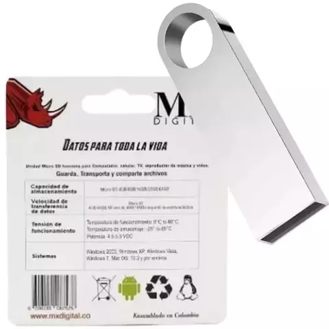 Memoria Almacenamiento MX USB 8GB Digital
