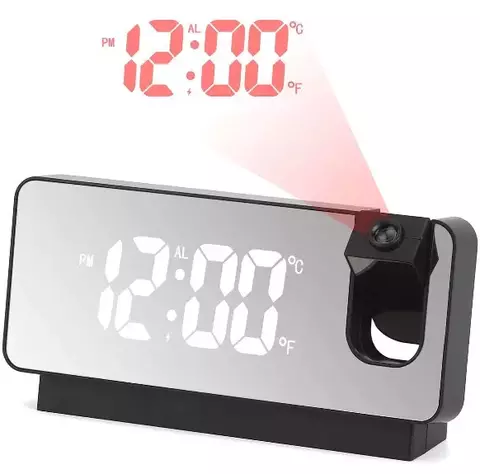 Reloj Despertador Digital Y Proyector