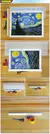 Ddhh tamanho grande cartaz pintura em tela animal arte da parede escuro 3 engraçado macaco cartaz e impressão para sala de estar decoração casa sem moldura - ACEshop