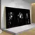 Ddhh tamanho grande cartaz pintura em tela animal arte da parede escuro 3 engraçado macaco cartaz e impressão para sala de estar decoração casa sem moldura - comprar online