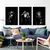 Ddhh tamanho grande cartaz pintura em tela animal arte da parede escuro 3 engraçado macaco cartaz e impressão para sala de estar decoração casa sem moldura - comprar online