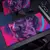 Mouse pad samurai oni para jogos, 40x90cm, máscara japonesa, tapete de mesa gra