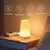Led night light 13 mudança de cor rgb candeeiro de mesa controle remoto recarre