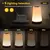 Led night light 13 mudança de cor rgb candeeiro de mesa controle remoto recarre - comprar online