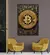 Bitcoin abstrato impressão digital pintura em tela bitcoin arte da parede carta