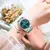 relógios elegantes para mulheres, à prova de água, luminoso, data - loja online