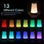 Imagem do Led night light 13 mudança de cor rgb candeeiro de mesa controle remoto recarre