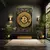 Bitcoin abstrato impressão digital pintura em tela bitcoin arte da parede carta - ACEshop