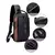 Imagen de Mochila Pechera Cruzada Impermeable Fashion Antirrobo