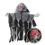 Decoração Halloween Caveira Fantasma Com Som E Led De Olho