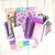 Kit Papelaria COMBO MASTER Tons de Roxo Lilás Pastel Neon Super na internet