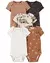 Kit 5 Bodysuits manga curta | - loja online