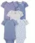 Kit 5 Bodysuits manga curta |
