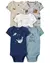 Kit 5 Bodysuits manga curta |