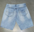 Bermuda Jeans Masculina Destroyed com Lavagem Clara - Estilo Urbano e Confortável na internet