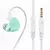 Fones de ouvido com fio QKZ AK6, driver estéreo de cobre, fone de ouvido HiFi,