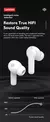 Lenovo-LP1S Redução de Ruído Earbuds com Microfone, Fones De Ouvido Sem Fio, - comprar online