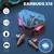 Fone de ouvido sem fio Bluetooth X15 TWS, 65ms Earbud de baixa latência, Gaming na internet