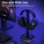 Alumínio liga desktop fone de ouvido cabide suporte vertical gaming headset sup na internet