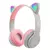 Cute Cat Ears Fone de ouvido sem fio com controle do microfone, Bluetooth Headse - comprar online