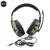 Camuflagem Gaming Headset 3.5mm AUX Jack Fones De Ouvido Com Fio Gamer Cool Game