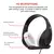Fone de ouvido para videogame com som estéreo com fio, fones de ouvido para mú - comprar online