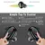 Y30 Auscultadores com Cancelamento de Ruído com Display Power, Bluetooth, Peque