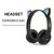 Headset Bluetooth sem fio com luz Flash, música EarBuds, controle de voz, micro - Drop Rapido