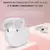 Novo pro6 sem fio fone de ouvido bluetooth estéreo binaural tws inear macaron j - Drop Rapido