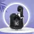 Fones de ouvido Bluetooth sem fio com microfone, auscultadores HIFI transparente