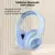 P202 fone de ouvido Bluetooth sem fio para computador, Touch Control, headset po na internet