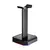 Alumínio liga desktop fone de ouvido cabide suporte vertical gaming headset sup - Drop Rapido