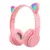 Cute Cat Ears Fone de ouvido sem fio com controle do microfone, Bluetooth Headse - loja online