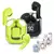 Fones de ouvido Bluetooth sem fio com microfone, auscultadores HIFI transparente na internet