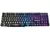 Teclado Usb Gamer Km5228 Led Rgb com efeitos Rainbow Anti-ghosting Abnt2 Ptbr - - Drop Rapido