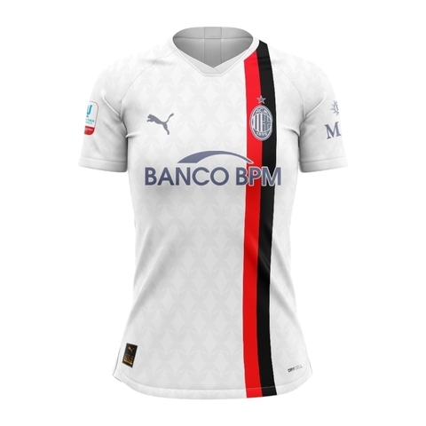 Camisa AC Milan II 23/24 - Torcedor Puma Feminina - Branca