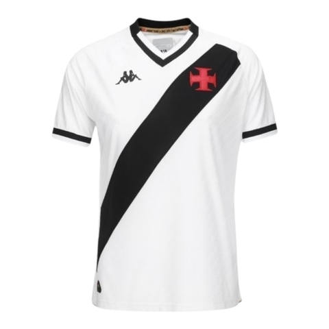Camisa Vasco da Gama II 25/26 - Torcedor Kappa Feminina - Branca