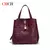 Bolsa tote feminina CHCH nova bolsa de compras portátil em relevo de aço na internet