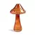 Vaso Decorativo Cogumelo de Vidro - comprar online