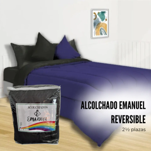 Acolchado térmico reversible EMANUEL de 2½ plazas