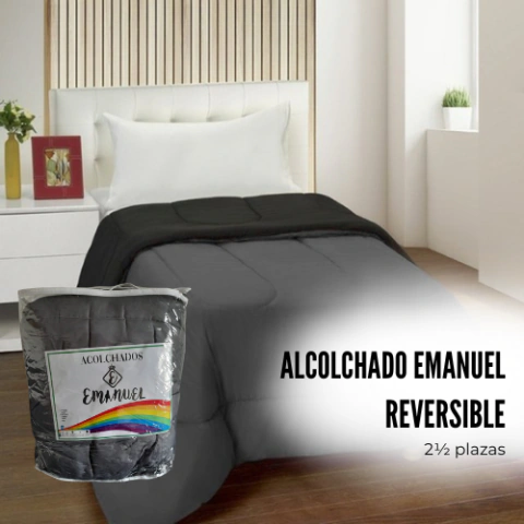 Acolchado térmico reversible EMANUEL de 2½ plazas - Dulce Hogar