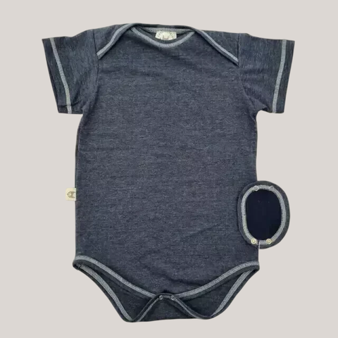 Body algodon azul con extensor MC (6 Meses, Algodon) - comprar online