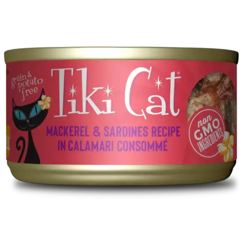 Tiki Cat Lata Mackerek & Sardines 80Gr