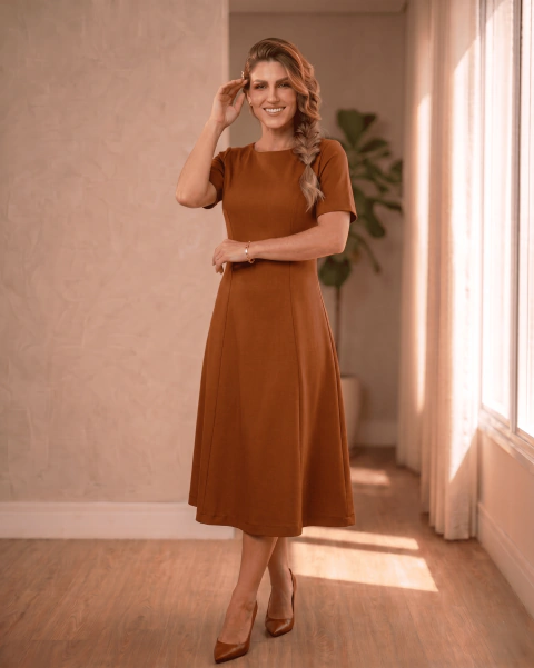 Vestido de Manga em Alfaiataria Marrant - comprar online