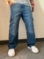 Pantalón baggy Cargo blue Denim