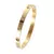 Imagem do Kit 2 Braceletes Zircônia Banhado em Ouro 18k