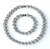Kit Colar + Pulseira Inspiração Swarovski - Prata - loja online