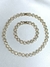 Kit Colar + Pulseira Inspiração Swarovski - Dourado - Livz